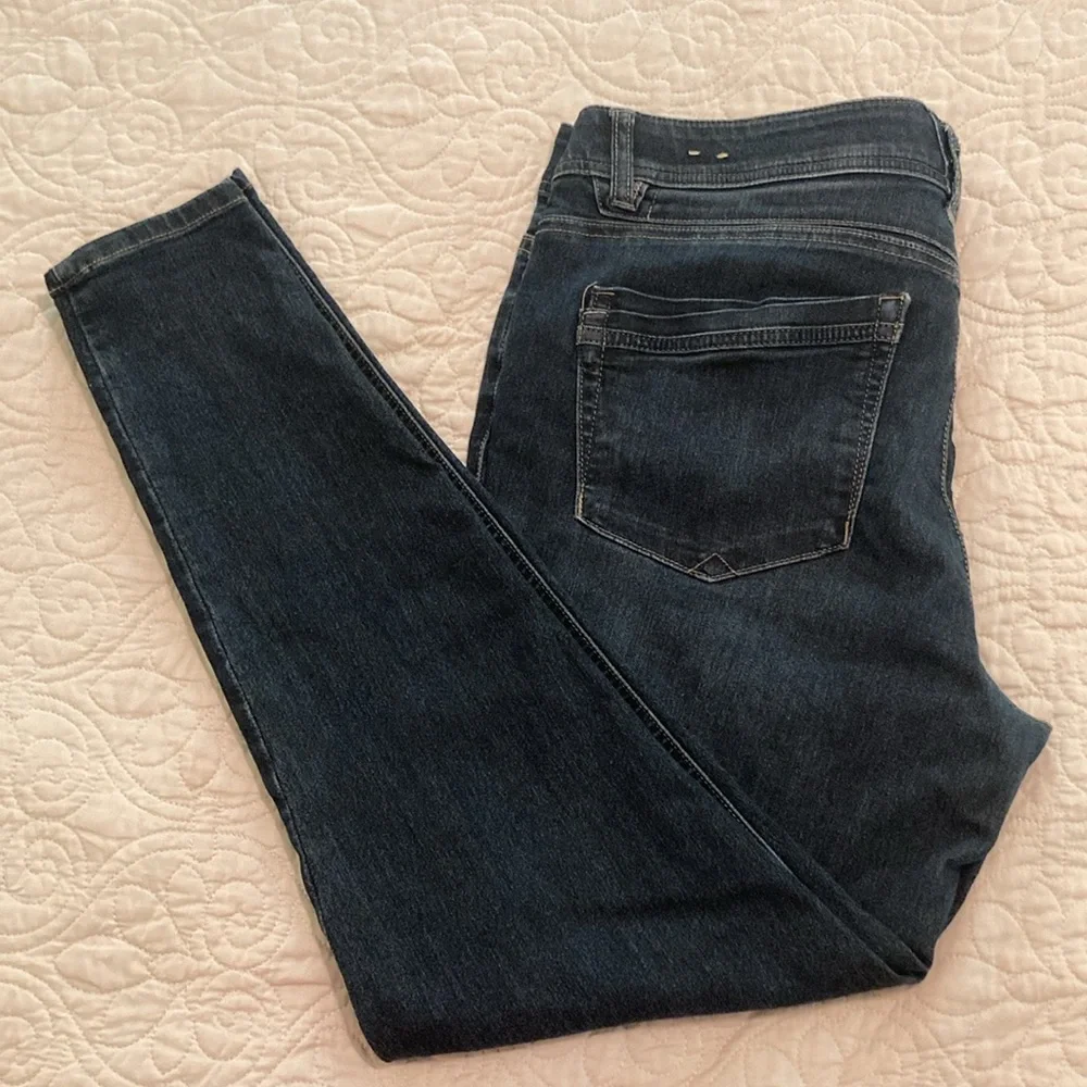 Democracy Ab Solution Dark Denim Skinny Jeans Women’s Size 16 - Picture 2 of 15